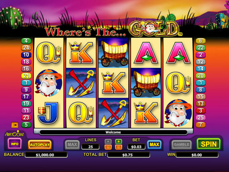 Where’s The Gold Slot by Aristocrat
